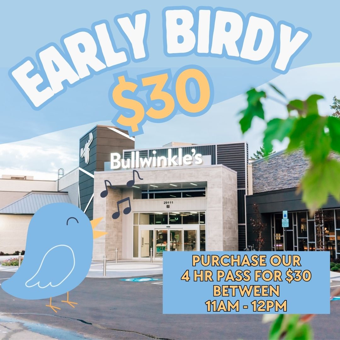 11am – 12pm PIns And PIzza Package