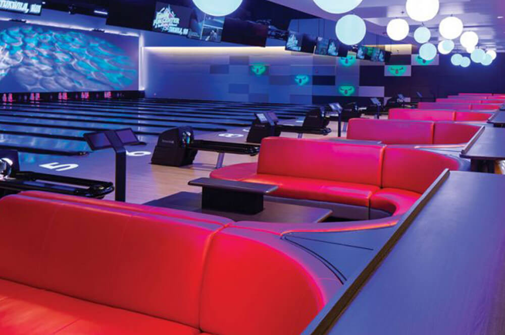 View of bowling alley
